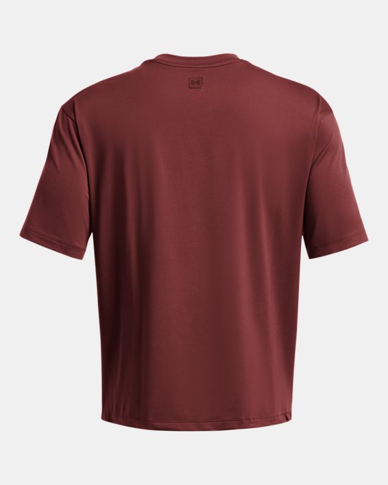 เสื้อแขนสั้น UA Meridian Pocket สำหรับผู้ชาย in Red image number 4